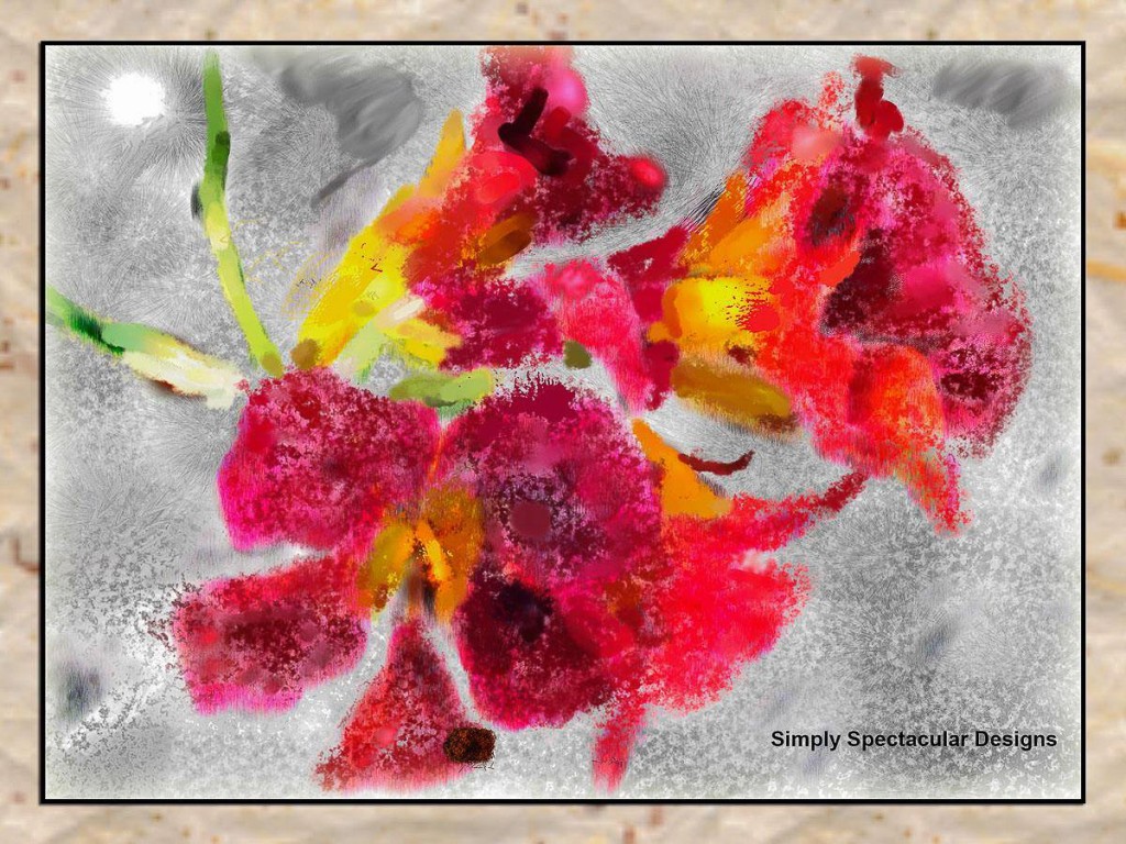 &ldquo;The sun was hidden while I cried, I wandered lost, in sight unseen. When there upon the fence I spied Hibiscus red, and leaves of green.&rdquo; (itchyfish.com)