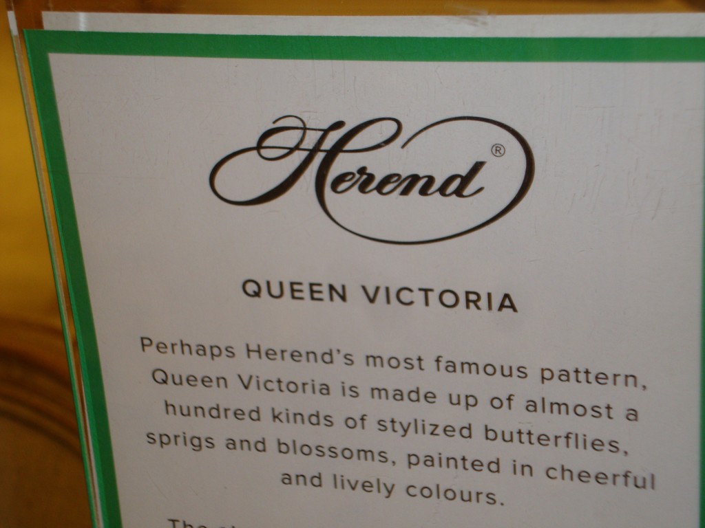 Herend’s Queen Victoria Pattern