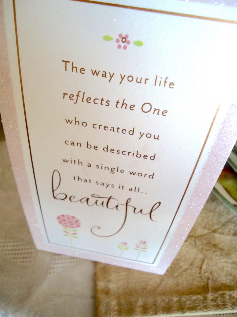 &ldquo;Beautiful&rdquo; birthday card
